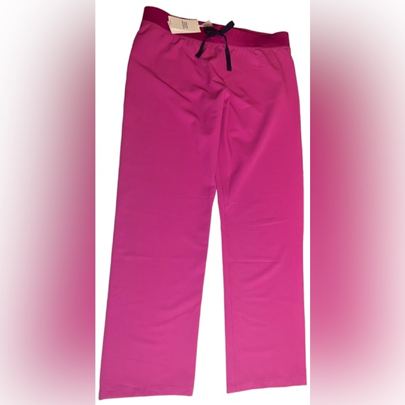 💗💜FIGS Livingston Basic Scrub Pants Limited color-Electric Orchid Large NWT - Picture 5 of 15